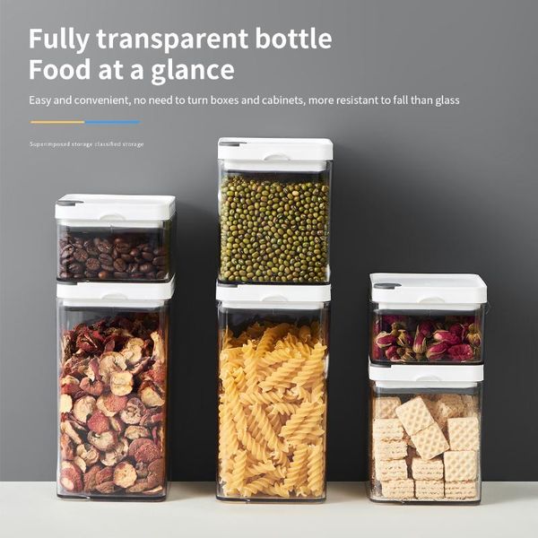 storage bottles & jars airtight jar household kitchen plastic food tank grain dry goods moisture-proof and dust-proof bottle
storage bottles & jars airtight jar household kitchen plastic food tank grain dry goods moisture-proof and dust-proof bottle