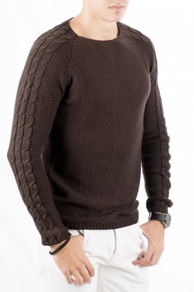Male Coffee Handles Chain Braided Narrow Cut Knitwear Sweater 1808059 Mm5t, Black
Male Coffee Handles Chain Braided Narrow Cut Knitwear Sweater 1808059 Mm5t, Black