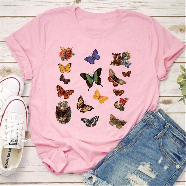 butterfly t shirt summer women harajuku funny graphic ladies short sleeve casual chic mujer camisetas aesthetic clothes tee, White
butterfly t shirt summer women harajuku funny graphic ladies short sleeve casual chic mujer camisetas aesthetic clothes tee, White