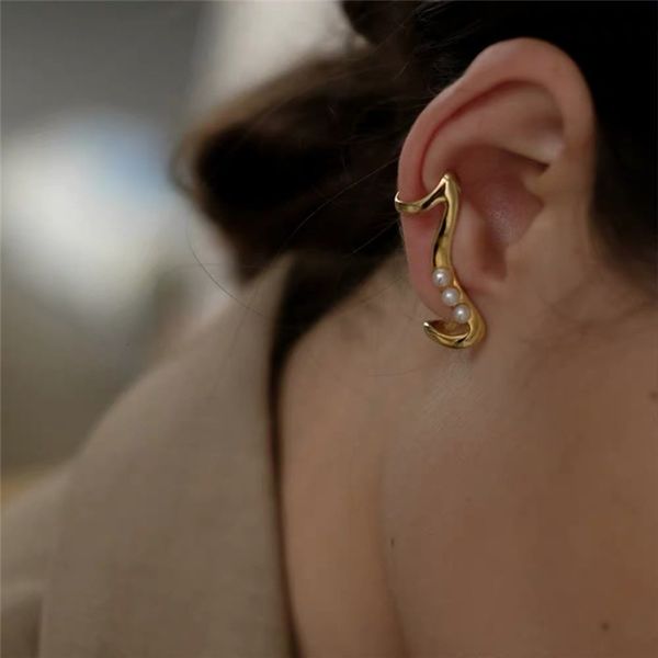 hbp fashion french pearl no hole female geometric irregularity cool temperament simple ear bone clip earrings, Silver
hbp fashion french pearl no hole female geometric irregularity cool temperament simple ear bone clip earrings, Silver