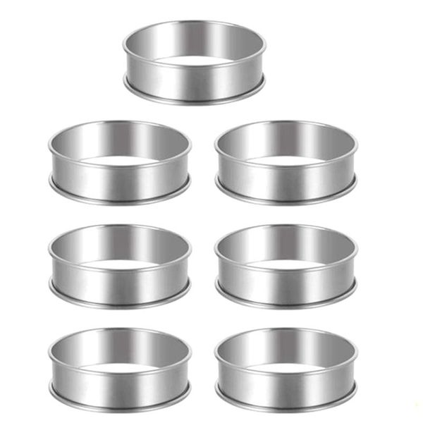other bakeware 7pcs cake pastry rings baking english muffins rings,double rolled tart mousse ring mold for tool
other bakeware 7pcs cake pastry rings baking english muffins rings,double rolled tart mousse ring mold for tool