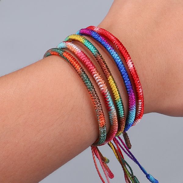 colorful handmade woven rope charm bracelets jewelry black red yellow kont couples love bracelet for women men gift, Golden;silver
colorful handmade woven rope charm bracelets jewelry black red yellow kont couples love bracelet for women men gift, Golden;silver