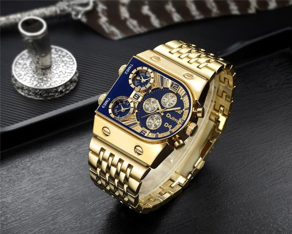 wristwatches fasion oulm quartz men's watches military waterproof men wristwatch stainless steel watch relogio masculino, Slivery;brown
wristwatches fasion oulm quartz men's watches military waterproof men wristwatch stainless steel watch relogio masculino, Slivery;brown
