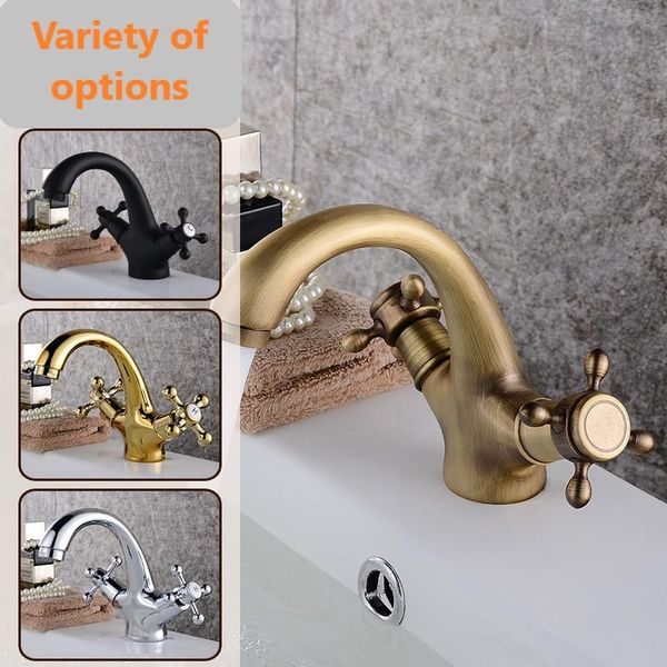 all copper european antique faucet retro basin faucet double handle and cold washbasin
all copper european antique faucet retro basin faucet double handle and cold washbasin