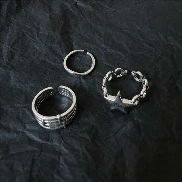 hbp punk style hip hop cool net red versatile bright silver simple personality opening fashion ring
hbp punk style hip hop cool net red versatile bright silver simple personality opening fashion ring