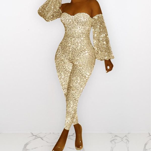 women's jumpsuits & rompers glitter gold sequin off shoulder jumpsuit bodysuit women body mujer womens macacao feminino overalls backle, Black;white
women's jumpsuits & rompers glitter gold sequin off shoulder jumpsuit bodysuit women body mujer womens macacao feminino overalls backle, Black;white