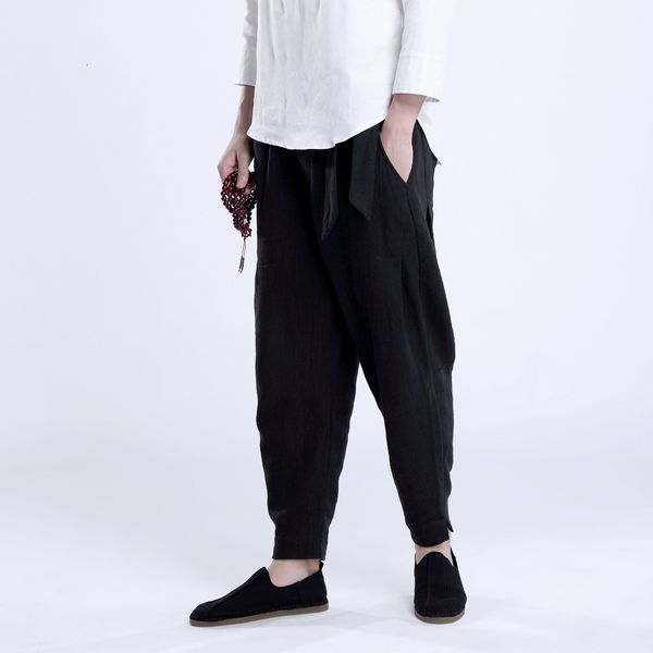 2021 new design linen and black trousers men brand casual elastic mens spring cotton pants male broek pantaloni 9ays
2021 new design linen and black trousers men brand casual elastic mens spring cotton pants male broek pantaloni 9ays