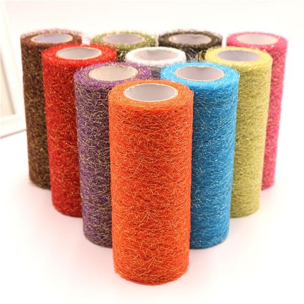 party decoration 6inch*10y tulle roll gold wire tissue diy handicraft wedding organza sheer decorative flower
party decoration 6inch*10y tulle roll gold wire tissue diy handicraft wedding organza sheer decorative flower