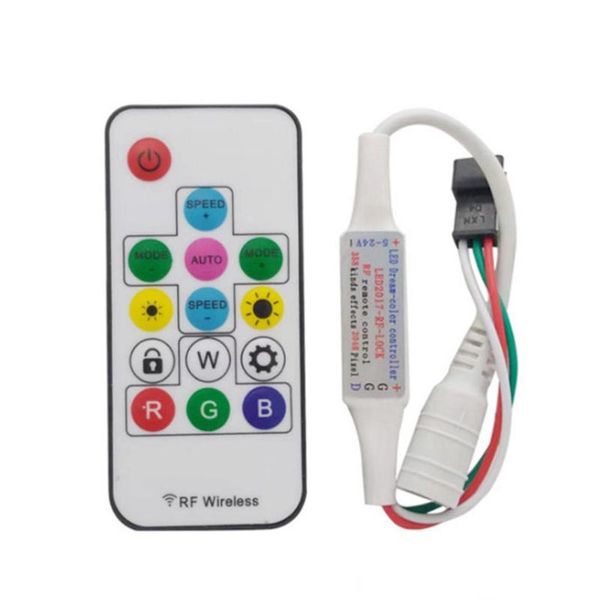14-key rf remote control 14-key rgb wireless remote control mini rf led controller dc5-24v ws2812 ws2811 led strip
14-key rf remote control 14-key rgb wireless remote control mini rf led controller dc5-24v ws2812 ws2811 led strip