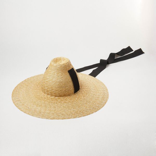 fashion big hat spring and summer cone type high strap hand woven eaves straw outdoor sun protection beach, Blue;gray
fashion big hat spring and summer cone type high strap hand woven eaves straw outdoor sun protection beach, Blue;gray