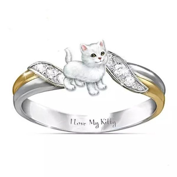 wedding rings exquisite cute kitten lettering ring female romantic temperament banquet accessories commemorative gift wholesale, Slivery;golden
wedding rings exquisite cute kitten lettering ring female romantic temperament banquet accessories commemorative gift wholesale, Slivery;golden