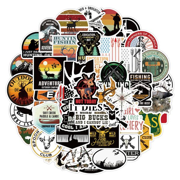 50pcs outdoor hunting stickers pack non-random car bike luggage sticker lapskateboard motor water bottle decal kids gifts
50pcs outdoor hunting stickers pack non-random car bike luggage sticker lapskateboard motor water bottle decal kids gifts