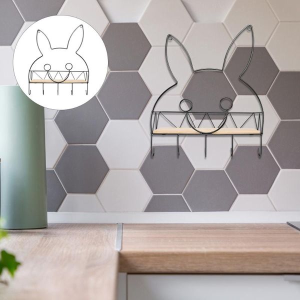 hooks & rails 1pc creative storage shelf room wall iron art adornment sundries organizing rack
hooks & rails 1pc creative storage shelf room wall iron art adornment sundries organizing rack