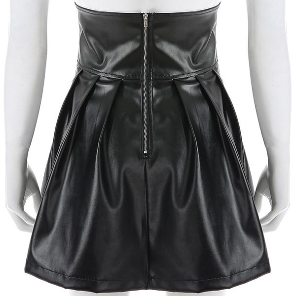 fashion 2021 gothic high waist pleated korean bandage faux leather black mini summer party pu skirt new iamw
fashion 2021 gothic high waist pleated korean bandage faux leather black mini summer party pu skirt new iamw