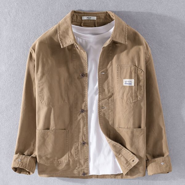 2021 new outono e primavera novo estilo algodo puro camisas masculinas de jaqueta casual para moda grossa camisa dos homens veo4, White
2021 new outono e primavera novo estilo algodo puro camisas masculinas de jaqueta casual para moda grossa camisa dos homens veo4, White
