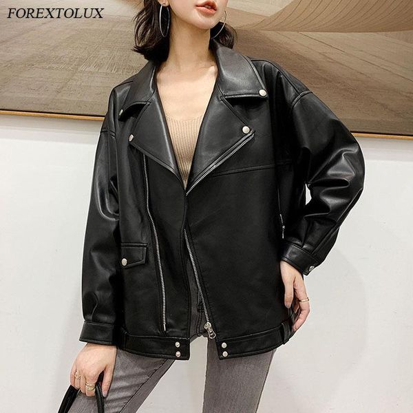 pu faux leather women biker jacket fall oversize zipper cardigan full sleeve lapel outerwear fashion lady large streetwear, Black
pu faux leather women biker jacket fall oversize zipper cardigan full sleeve lapel outerwear fashion lady large streetwear, Black