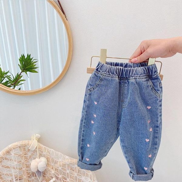 casual girls kids long jeans pants 2021 spring autumn children baby denim heart pant trousers s12061, Blue
casual girls kids long jeans pants 2021 spring autumn children baby denim heart pant trousers s12061, Blue
