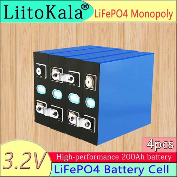 4pcs/lot liitokala 3.2v 200ah lifepo4 cells 12v200ah battery suitable for solar energy long life 3500 cycles eu us tax free
4pcs/lot liitokala 3.2v 200ah lifepo4 cells 12v200ah battery suitable for solar energy long life 3500 cycles eu us tax free