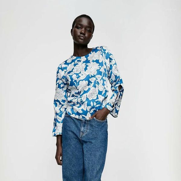 women blouse polka ldyllic style shirt summer long sleeve conventional collar casual elegant print female clothing women's blouses & s, White
women blouse polka ldyllic style shirt summer long sleeve conventional collar casual elegant print female clothing women's blouses & s, White