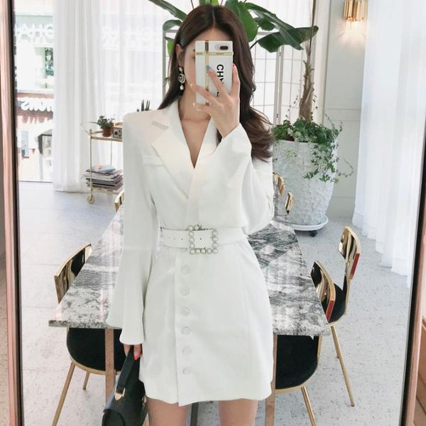 casual dresses office ladies sashes women blazers suits female notched neck slim blazer dress elegant buttons blaser overcoat 2021 party, Black;gray
casual dresses office ladies sashes women blazers suits female notched neck slim blazer dress elegant buttons blaser overcoat 2021 party, Black;gray