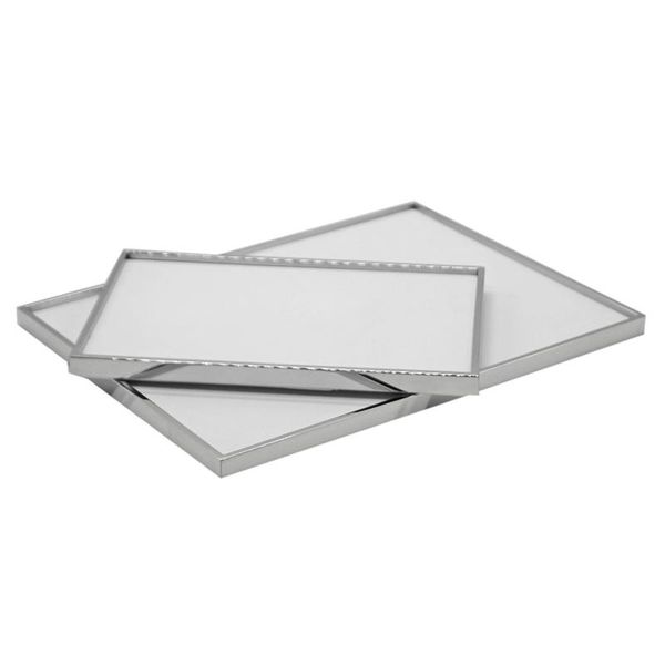 jewelry pouches, bags 2 pcs stainless steel tray display flannel silver color shiny, Pink;blue
jewelry pouches, bags 2 pcs stainless steel tray display flannel silver color shiny, Pink;blue