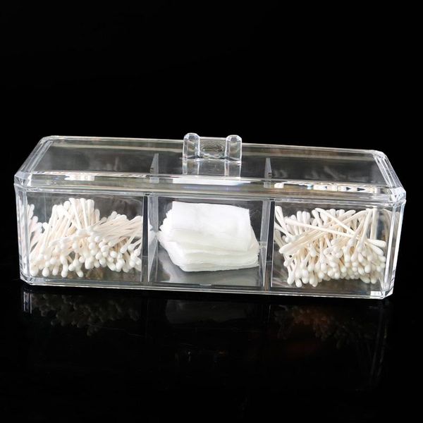 storage boxes & bins clear plastic 3 slots jewelry organizer box makeup cosmetic cotton pad swab bathroom
storage boxes & bins clear plastic 3 slots jewelry organizer box makeup cosmetic cotton pad swab bathroom