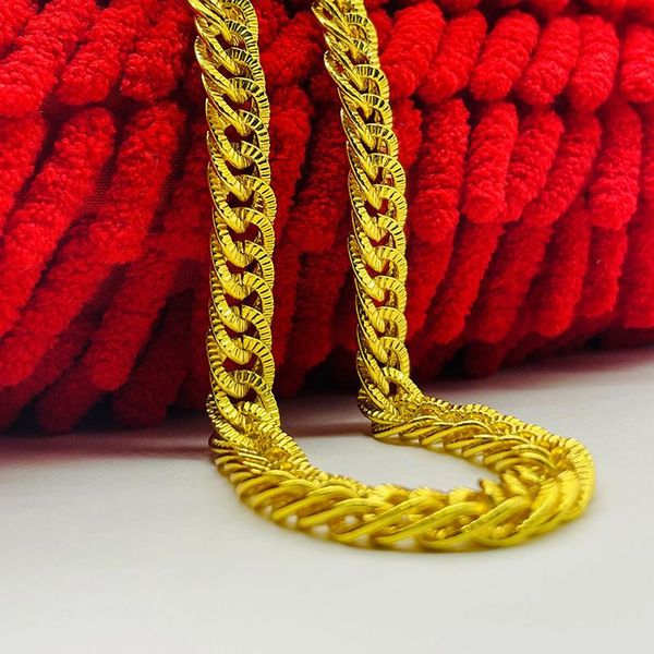 chains gold plated chain double buckle necklace men's boss, Silver
chains gold plated chain double buckle necklace men's boss, Silver