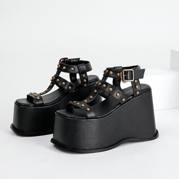 dress shoes wedges women sandals summer woman platform heels demonias peep toe gladiator, Black
dress shoes wedges women sandals summer woman platform heels demonias peep toe gladiator, Black