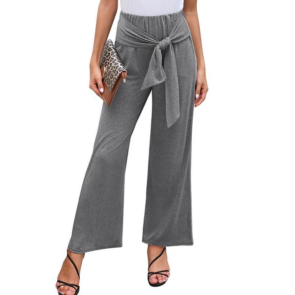 2021 new autumn sashes ale wide leg ankle length casual trousers elastic waist pants for women's 1yav, Black;white
2021 new autumn sashes ale wide leg ankle length casual trousers elastic waist pants for women's 1yav, Black;white