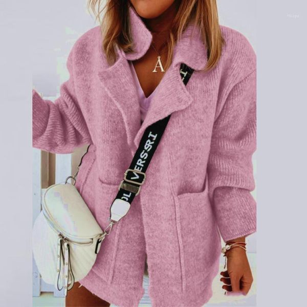 women's knits & tees elegant knitted sweater cardigan jacket autumn lapel retro warm pocket long sleeve 2021 black1, White
women's knits & tees elegant knitted sweater cardigan jacket autumn lapel retro warm pocket long sleeve 2021 black1, White