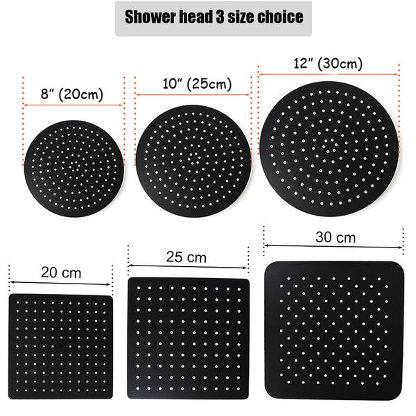 stainless steel black bathroom ultrathin 2 mm rain shower head 8/10/12 inch wall & ceiling square & round rainfall shower head
stainless steel black bathroom ultrathin 2 mm rain shower head 8/10/12 inch wall & ceiling square & round rainfall shower head