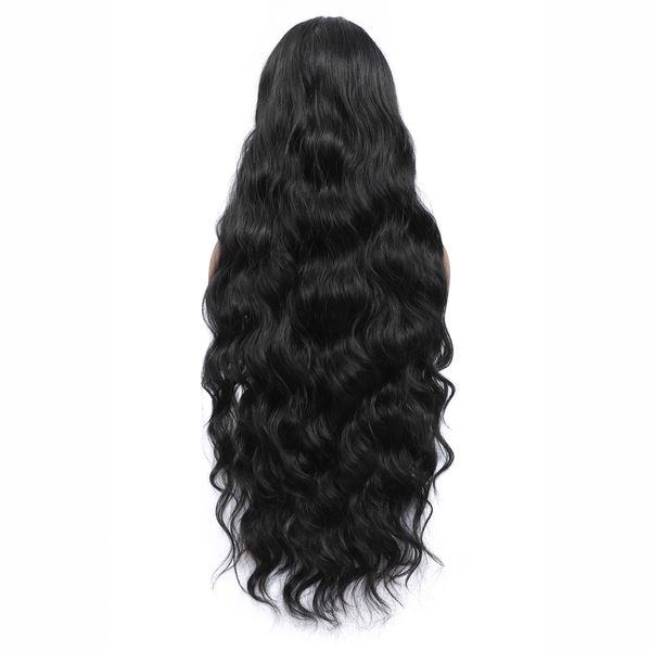 costume accessories 34 inch long body wave lace wigs black red blonde wavy hair high temperature fiber for black women party middle part, Silver
costume accessories 34 inch long body wave lace wigs black red blonde wavy hair high temperature fiber for black women party middle part, Silver