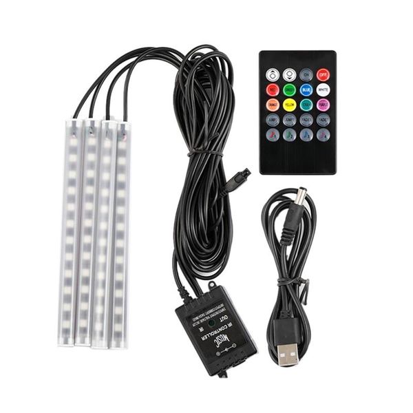 interior&external lights 4pcs rgb usb led strip light decor with remote voice controlled rhythm
interior&external lights 4pcs rgb usb led strip light decor with remote voice controlled rhythm