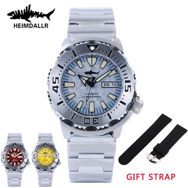 wristwatches heimdallr monster dive watch automatic men mechanical watches 200m stainless steel strap nh36a sapphire glass c3 luminous, Slivery;brown
wristwatches heimdallr monster dive watch automatic men mechanical watches 200m stainless steel strap nh36a sapphire glass c3 luminous, Slivery;brown