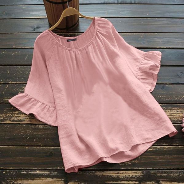 women's blouses & shirts pleated casual solid cotton line ladies ruffles short sleeve o-neck white shirt blusa feminina blouse women
women's blouses & shirts pleated casual solid cotton line ladies ruffles short sleeve o-neck white shirt blusa feminina blouse women