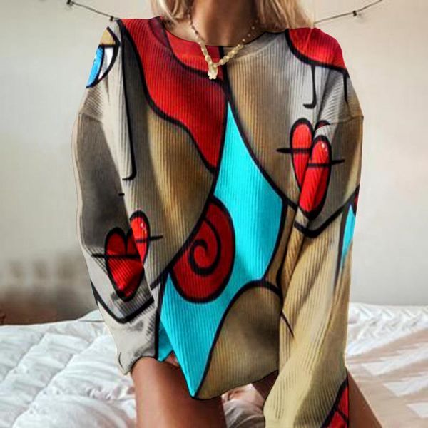 women's sweaters splicing sweater wish pullovers europe and america long sleeve autumn winter geometry for women fashion, White;black
women's sweaters splicing sweater wish pullovers europe and america long sleeve autumn winter geometry for women fashion, White;black