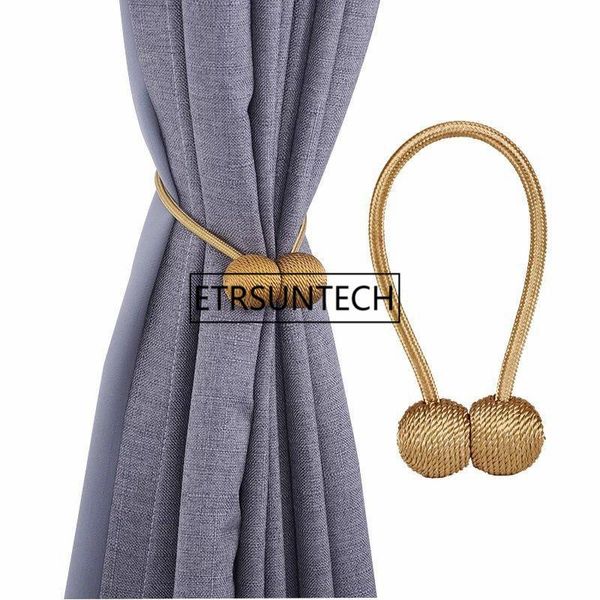 50pcs curtain magnetic buckle textile ball holder window curtain long rope magnetic clips home decorative
50pcs curtain magnetic buckle textile ball holder window curtain long rope magnetic clips home decorative