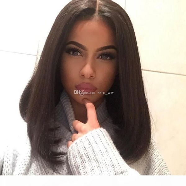 100% real human hair brazilian short bob silky straight silk full lace human hair wigs, Black;brown
100% real human hair brazilian short bob silky straight silk full lace human hair wigs, Black;brown