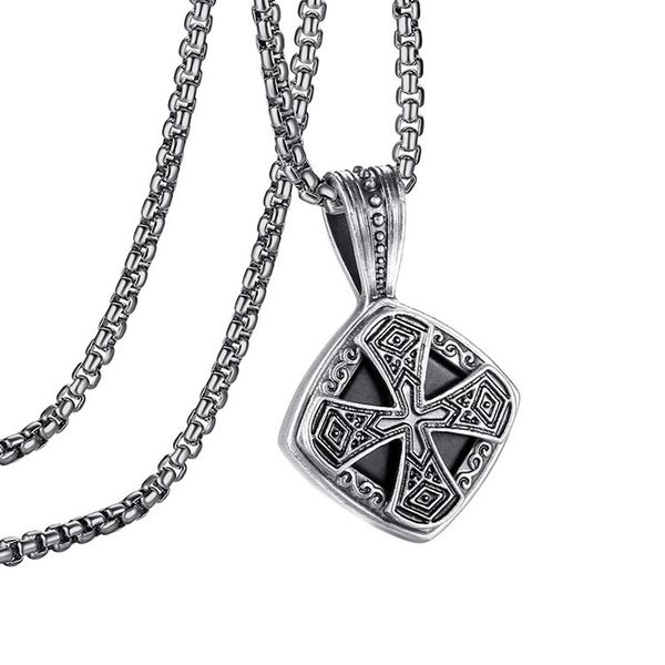 men's hip hop necklace cross pendant punk jewelry ins style stainless steel chain accessories, Silver
men's hip hop necklace cross pendant punk jewelry ins style stainless steel chain accessories, Silver
