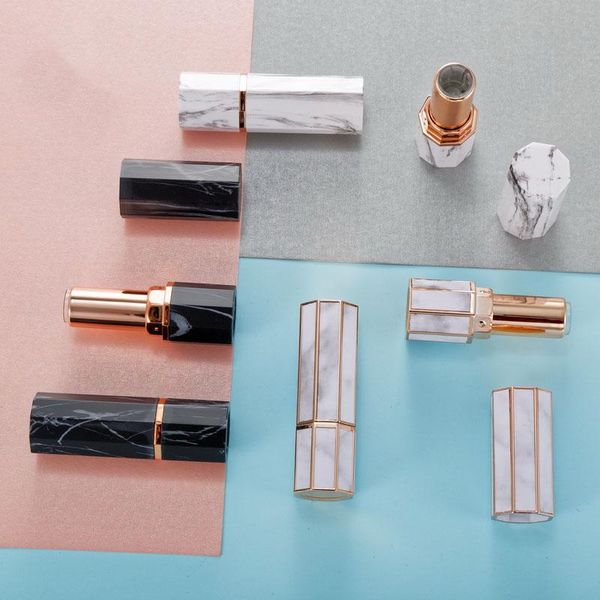 storage bottles & jars 10/30/50pcs 12.1mm marble white black gold rim eight sides empty lipstick tube lip container cosmetics refillabl
storage bottles & jars 10/30/50pcs 12.1mm marble white black gold rim eight sides empty lipstick tube lip container cosmetics refillabl
