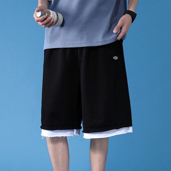men's shorts for men plus size with pockets green print pants male summer, White;black
men's shorts for men plus size with pockets green print pants male summer, White;black