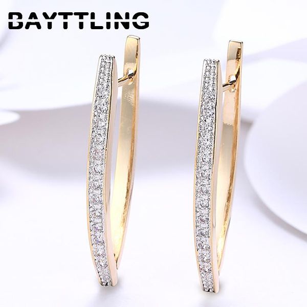 hoop & huggie bayttling 925 sterling silver 37mm gold/silver/rose gold zircon v earrings for women luxury wedding party jewelry gift, Golden;silver
hoop & huggie bayttling 925 sterling silver 37mm gold/silver/rose gold zircon v earrings for women luxury wedding party jewelry gift, Golden;silver