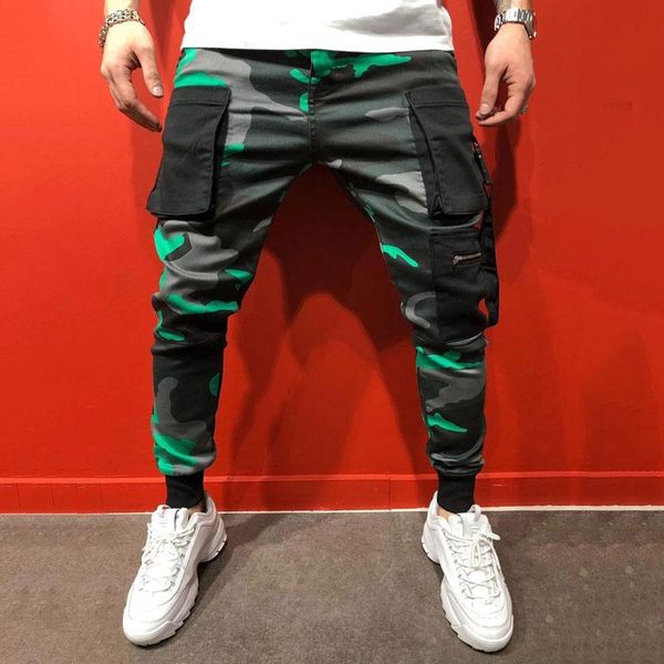 men's pants men camouflage skinny casual fashion slim hip hop harem male printed cargo trousers korean multi-pocket streetwear, Black
men's pants men camouflage skinny casual fashion slim hip hop harem male printed cargo trousers korean multi-pocket streetwear, Black