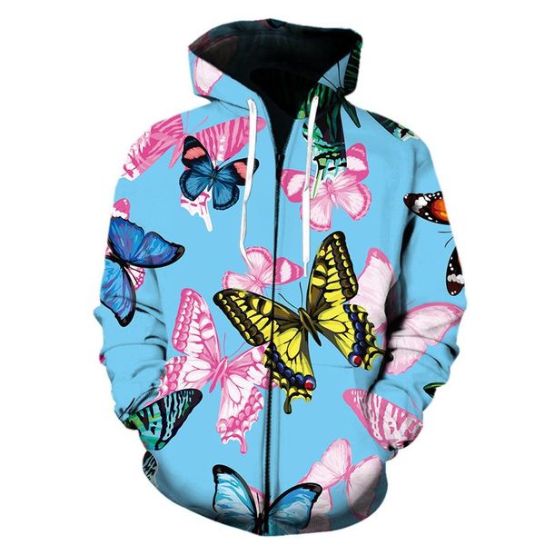 men's hoodies & sweatshirts cartoon butterfly printed autumn 3d zipper men/women sweatshirt hoody outwear hooded male pullovers, Black
men's hoodies & sweatshirts cartoon butterfly printed autumn 3d zipper men/women sweatshirt hoody outwear hooded male pullovers, Black