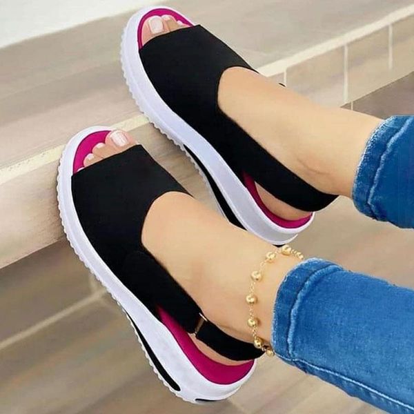 sandals women flat summer peep toe fashion plus size female shoes solid color backstrap comfortable casual women's, Black
sandals women flat summer peep toe fashion plus size female shoes solid color backstrap comfortable casual women's, Black