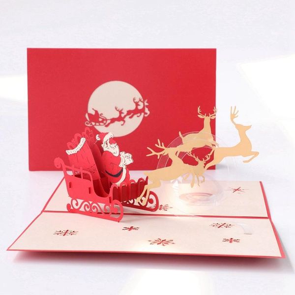 greeting cards 1pc 3d christmas card creative wishing message blessing gift for year
greeting cards 1pc 3d christmas card creative wishing message blessing gift for year