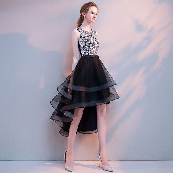 new black cocktail party sequined evening dresses 2021 special occasion elegant tulle plus size party vestidos, Black;red
new black cocktail party sequined evening dresses 2021 special occasion elegant tulle plus size party vestidos, Black;red