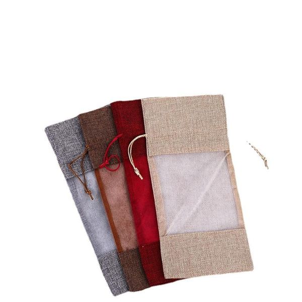 gift wrap 1pc gray imitation linen wine bottle packing bag 14x30cm red whisky drawstring pouches party present
gift wrap 1pc gray imitation linen wine bottle packing bag 14x30cm red whisky drawstring pouches party present
