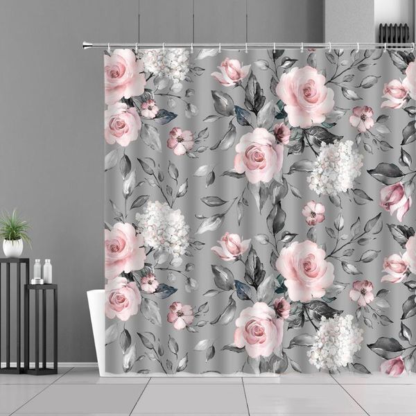 shower curtains pink rose flower gray curtain spring plant calico european style home bathroom decoration waterproof cloth
shower curtains pink rose flower gray curtain spring plant calico european style home bathroom decoration waterproof cloth