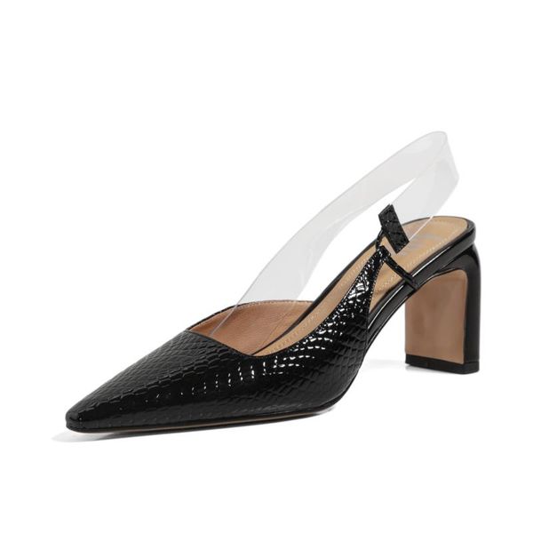 mkkhou fashion sandals women 2021 new spring temperament elegant pointed snake pattern transparent belt high heels size 34-41, Black
mkkhou fashion sandals women 2021 new spring temperament elegant pointed snake pattern transparent belt high heels size 34-41, Black